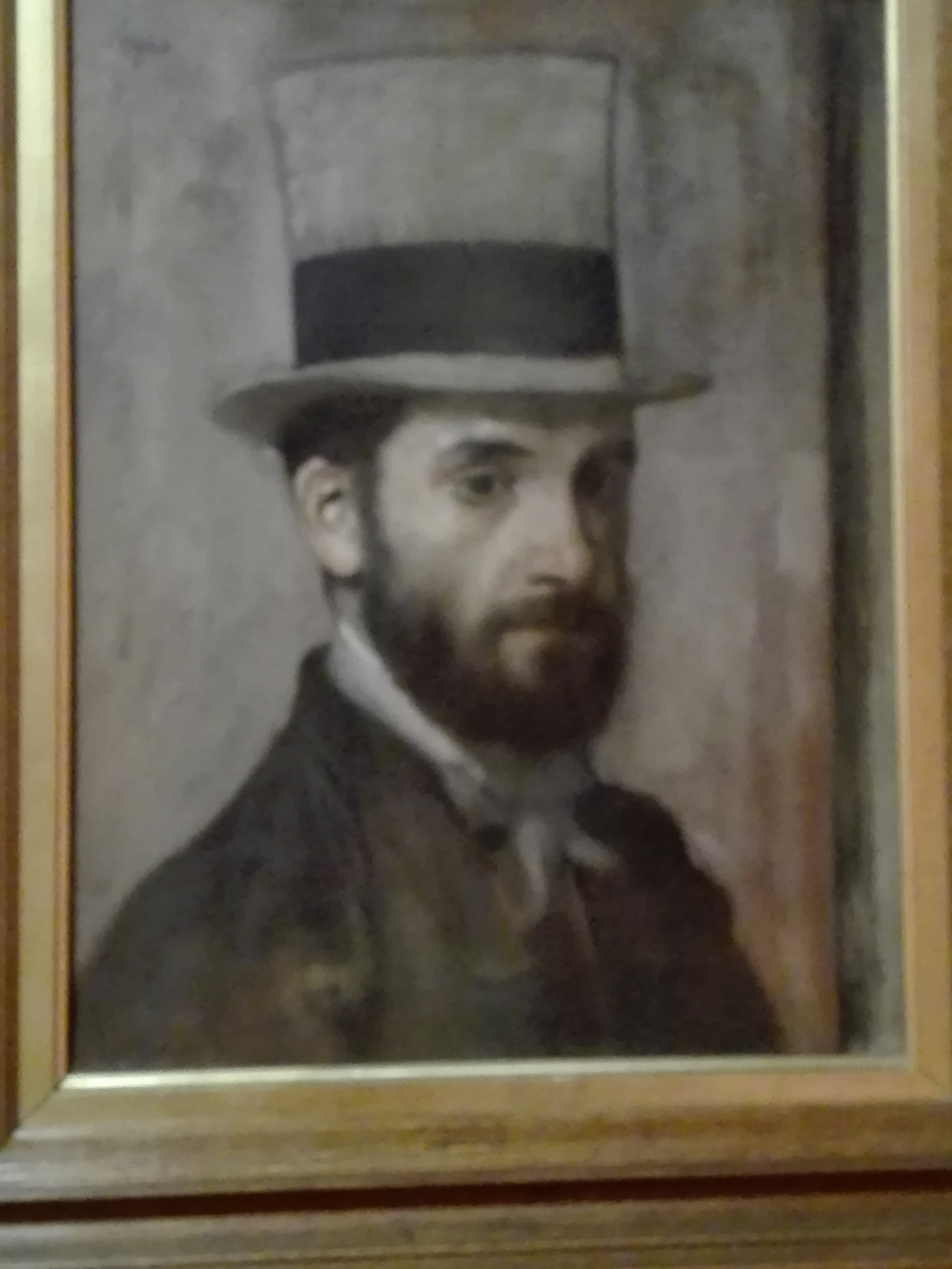 Edgar Degas, Portrait de Léon Bonnat